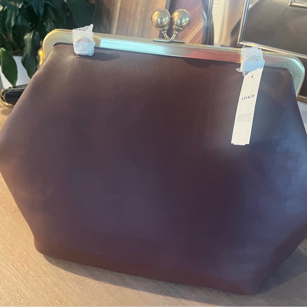 Coach Large Kisslock Frame Bag - Picture 4 of 7